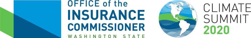 Office of the Insurance Commissioner and Climate Summit 2020 logos